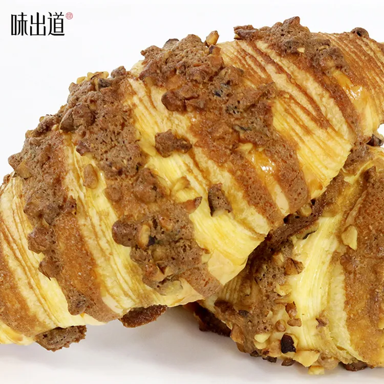 味出道核桃马里奥可颂蜂蜜芥末酱夹心坚果面包牛角包早餐食品零食