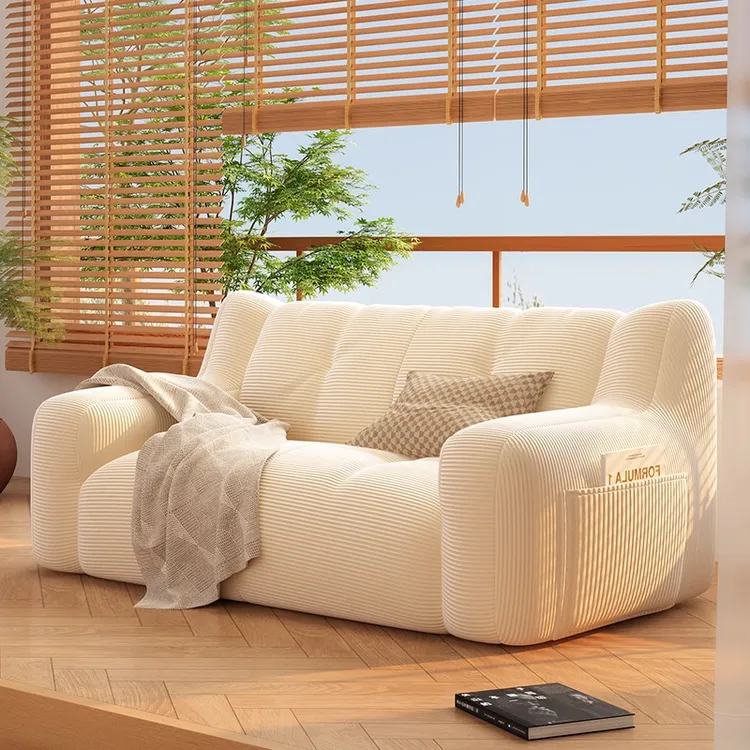 懒人沙发卧室小型可躺可睡出租房双人沙发客厅休闲单人窝窝椅沙发