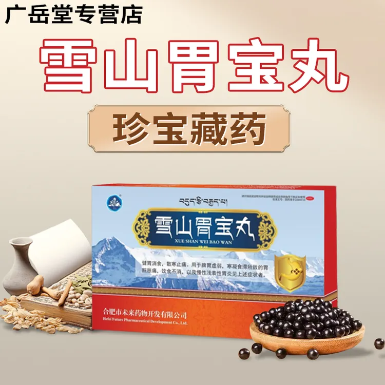 世雅达雪山胃宝丸0.25g*24丸健胃消食散寒用于脾胃虚弱等症状