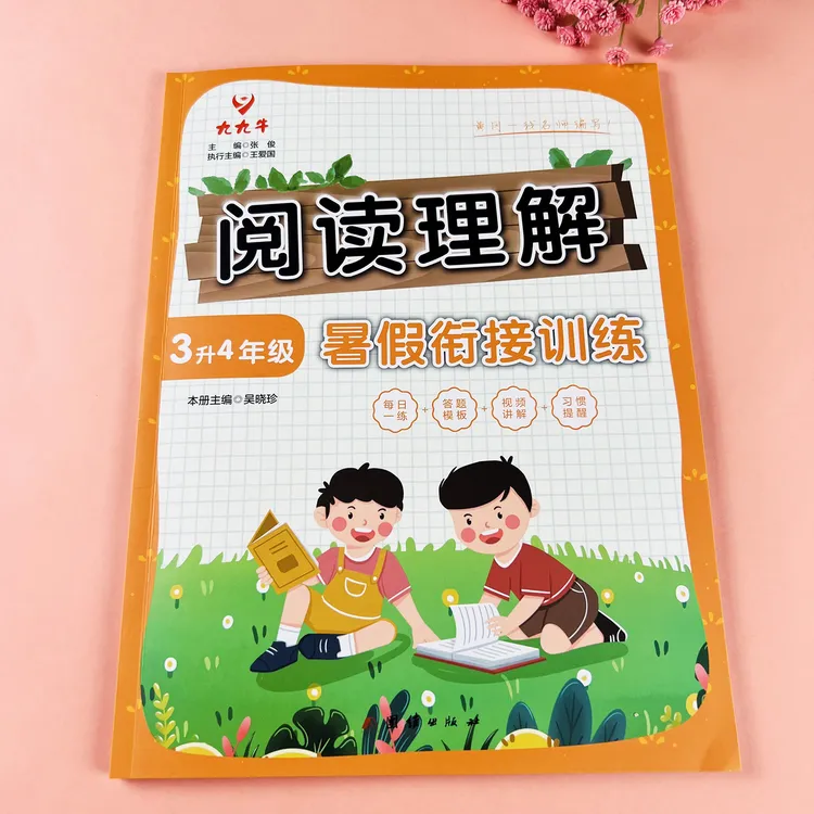 暑假衔接阅读理解三升四年级暑假阅读理解每日一练阅读理解练习册