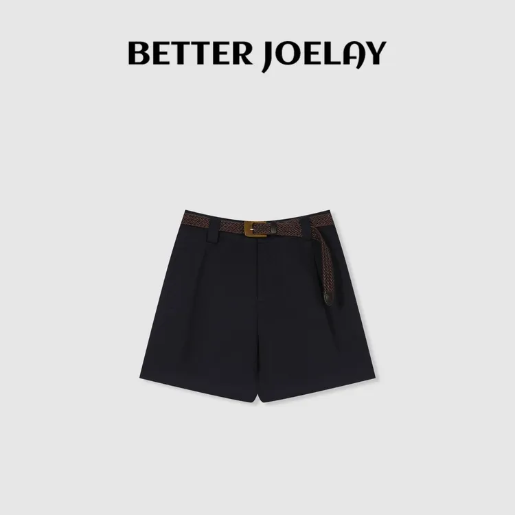 （MY）BETTER JOELAY -【束腰风尚】时尚短裤宽松居家简约休闲Z4725