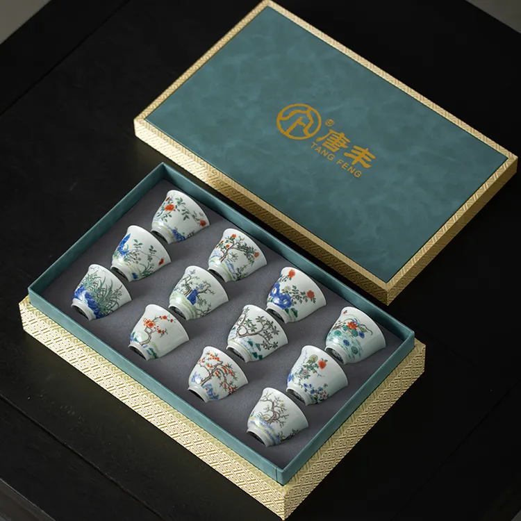 唐仙十二花神主人杯礼品盒家用女士专用喝茶杯2025新款母亲节礼物