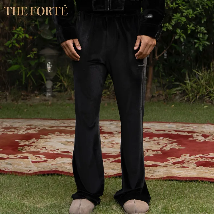 THE FORTÉ 2025秋冬厚丝绒长裤