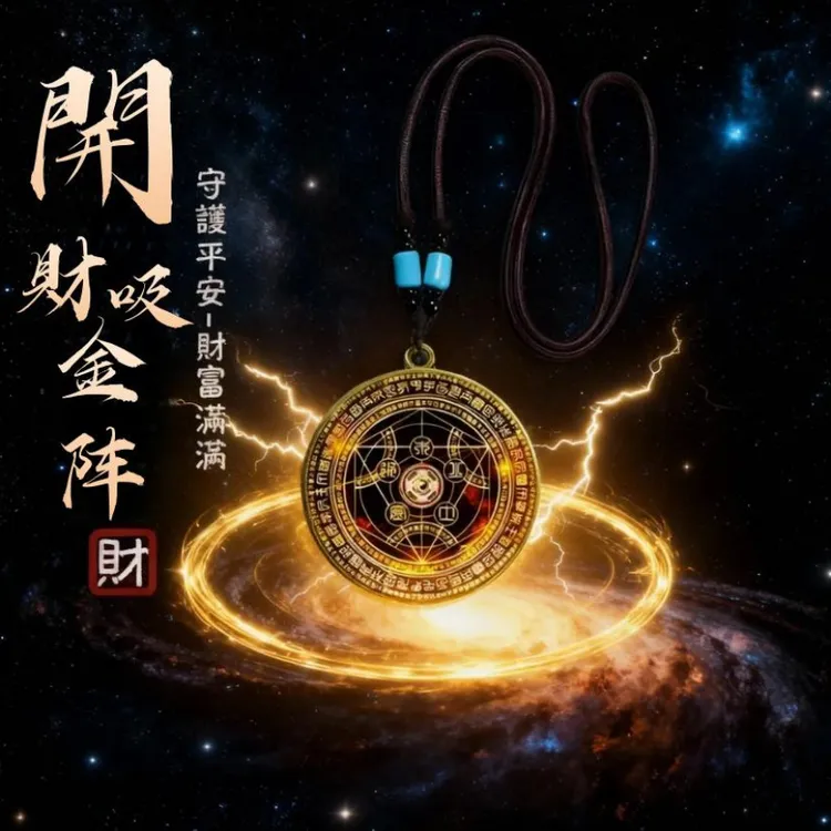 提升运气必备六芒七星开財阵能量开韵随身守护聚财阵驾车个人用品