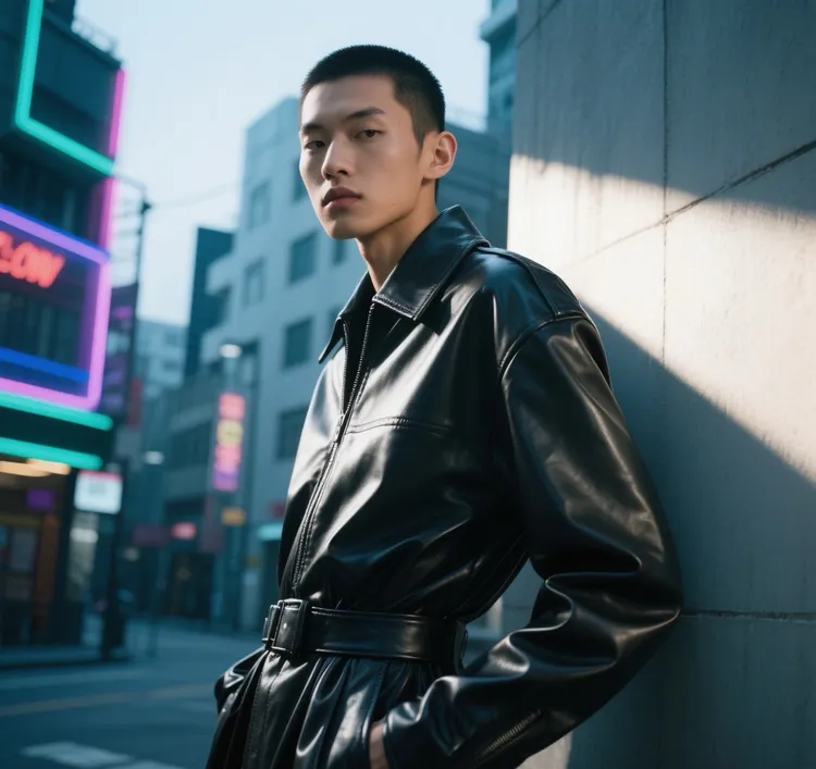 409-499复古夹克风衣牛仔外套重磅时尚孤品网红男士休闲百搭ins