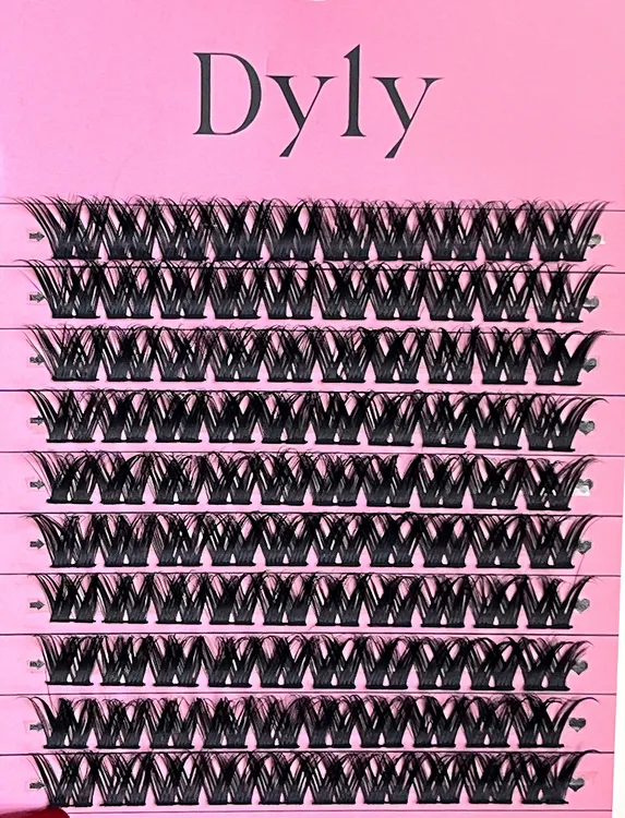 Dyly分段式双v假睫毛（不送胶水）