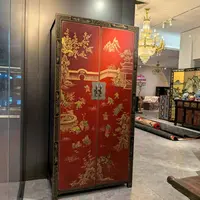 【ZC·宗宸家居】百子婴戏图玄关储藏新中式衣柜带抽屉见外包装国风