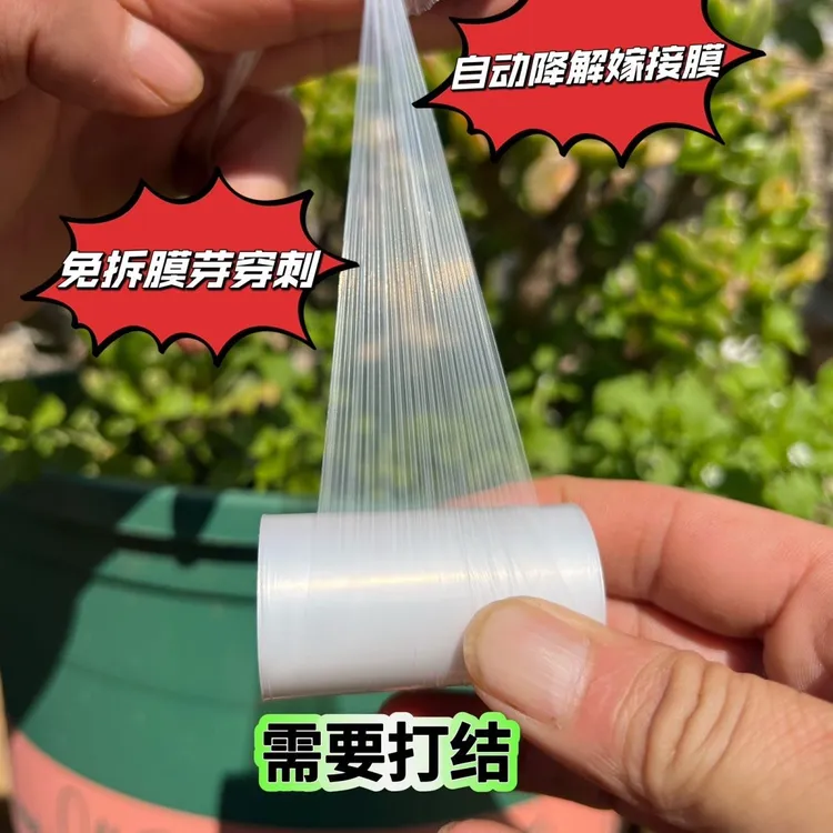 无菌膜家用塑料小云嫁接缠绕免拆嫁接膜薄膜农用自动降解需要打结商品图