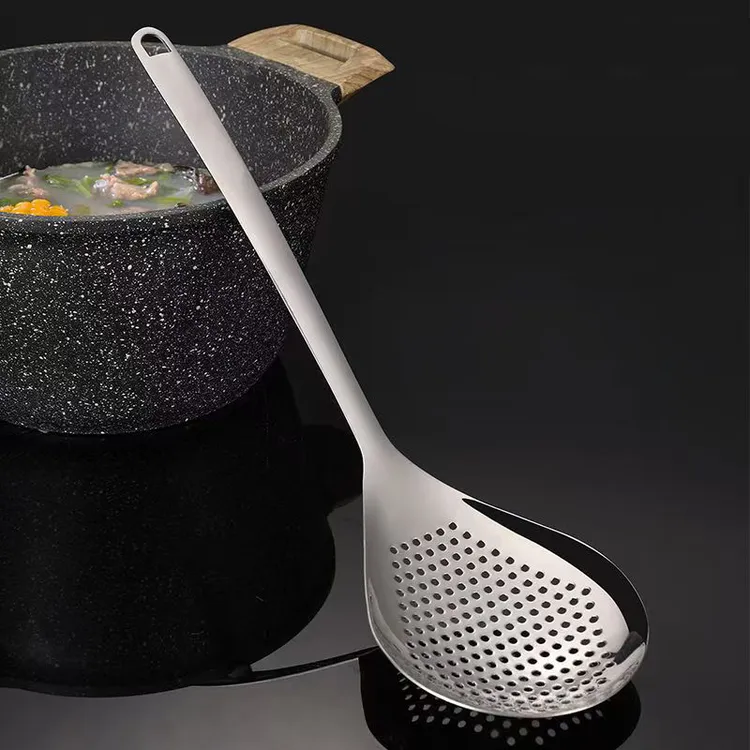 316不锈钢花椒漏勺专用家用厨房捞面条神器饺子面条捞勺加厚