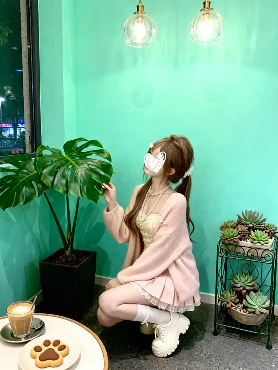 软糖星球 秋季纯欲风显瘦吊带半裙毛衣外套时尚套装