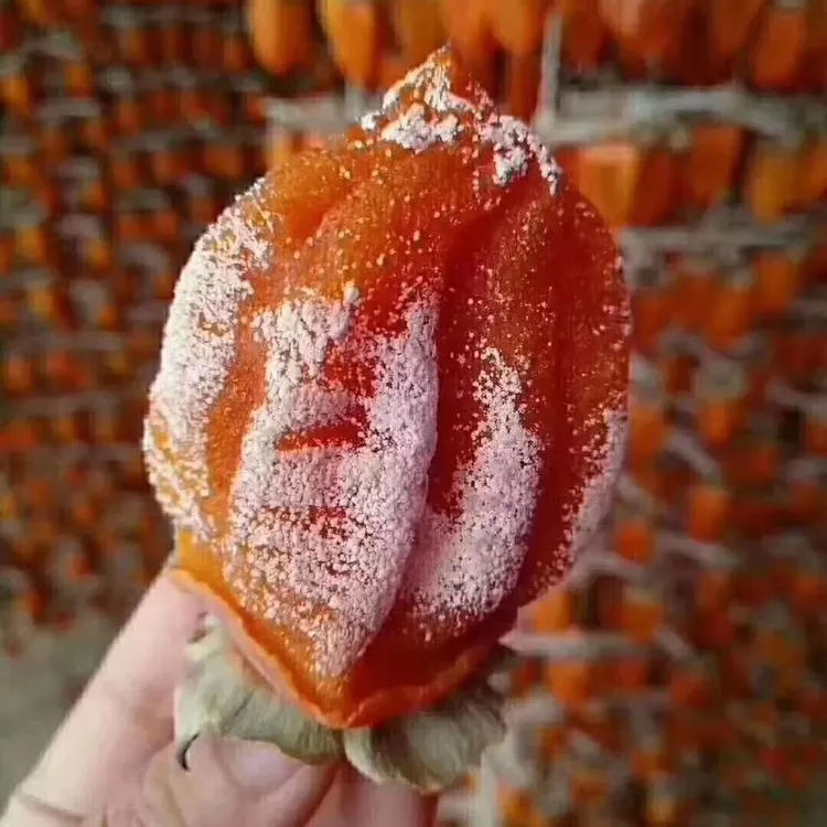 正宗富平柿饼产地直发，软糯香甜自然上霜，老少皆宜盒装独立包装