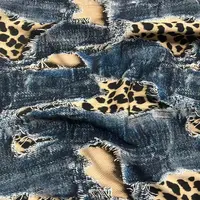 【绒兰】袋鼠国订单! 棉绸布料莱赛尔升级款 170号 豹纹牛仔风