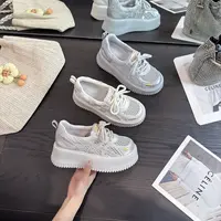 千之恋现货增高6CM2025秋季轻奢爆款多巴胺百搭休闲透气女鞋6117