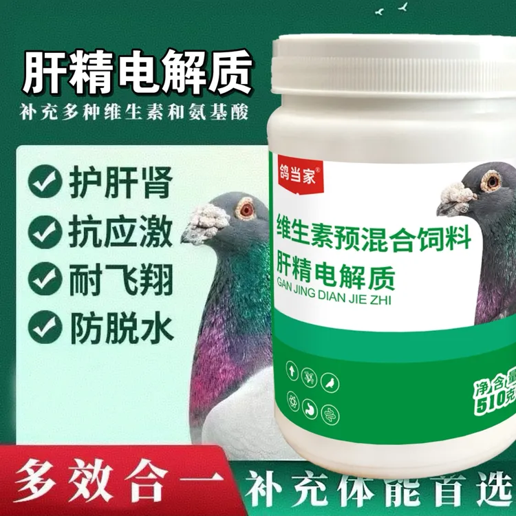 鸽当家肝精电解质量贩装510克补体还体补充维生素氨基酸壮鸽素