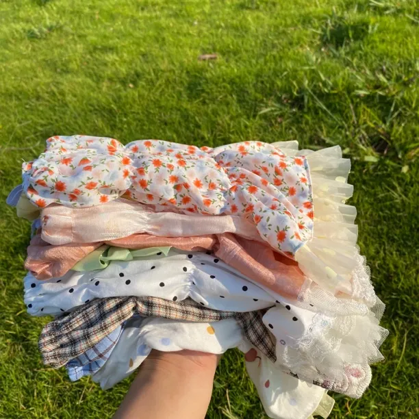 国风宠物耳套 美卡犬露耳洞通风透气耳套 长耳朵狗吃饭防脏时尚