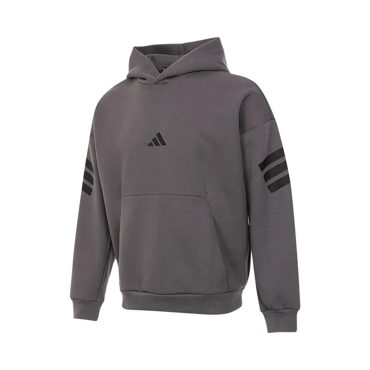 adidas阿迪达斯M FI 3S HD针织连帽流光风卫衣JI8777
