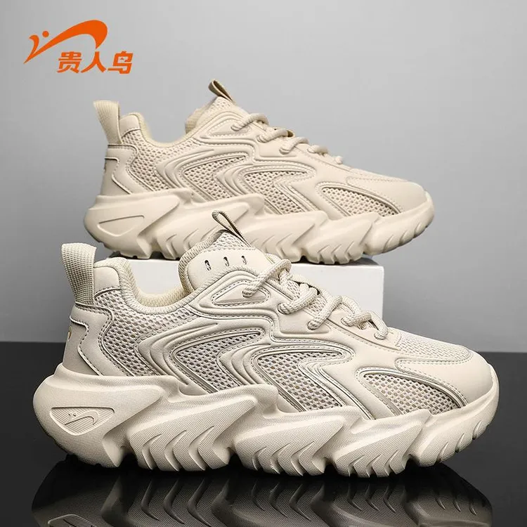 贵人鸟男鞋夏季新款男士透气网面运动休闲鞋情侣百搭厚底老爹鞋潮
