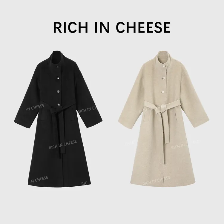 舒胡蕾 柏林往事【长款毛呢版】 冬季气质时尚经典长款大衣