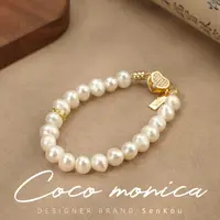 【小霞珠宝】 珍珠爱心扣手链轻奢时尚珍珠手链AD737