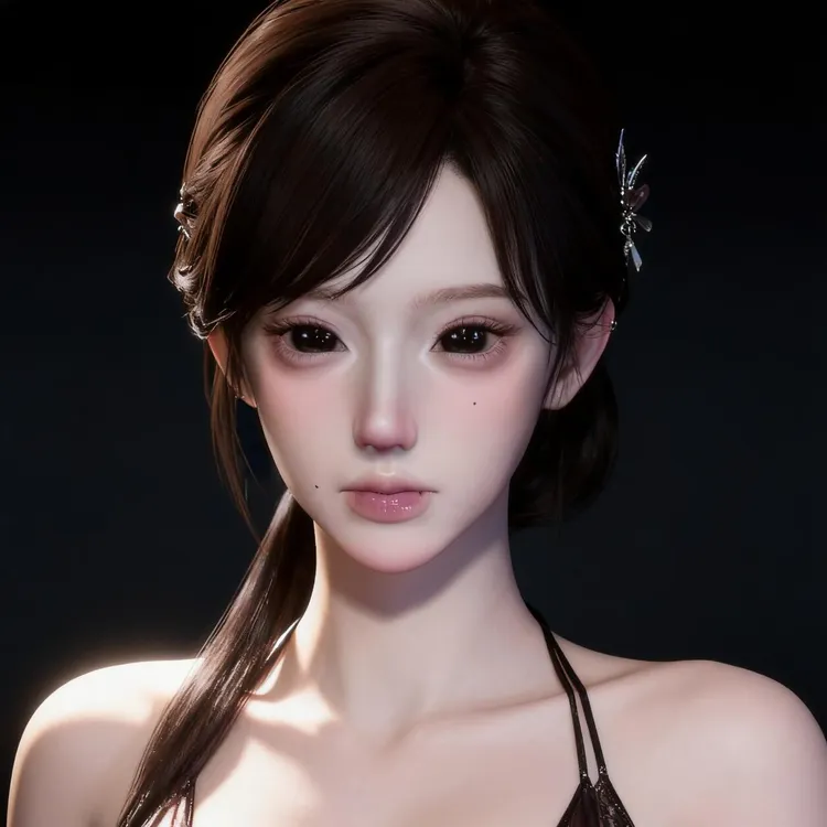 秀敏 韩系真人风 燕云十六声捏脸女 通用设计创作含导入教学