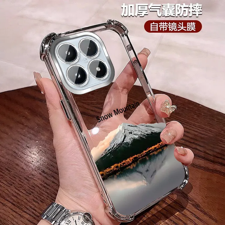 潮牌山峰适用小米17手机壳四角防摔小米17promax软硅胶全包镜头膜