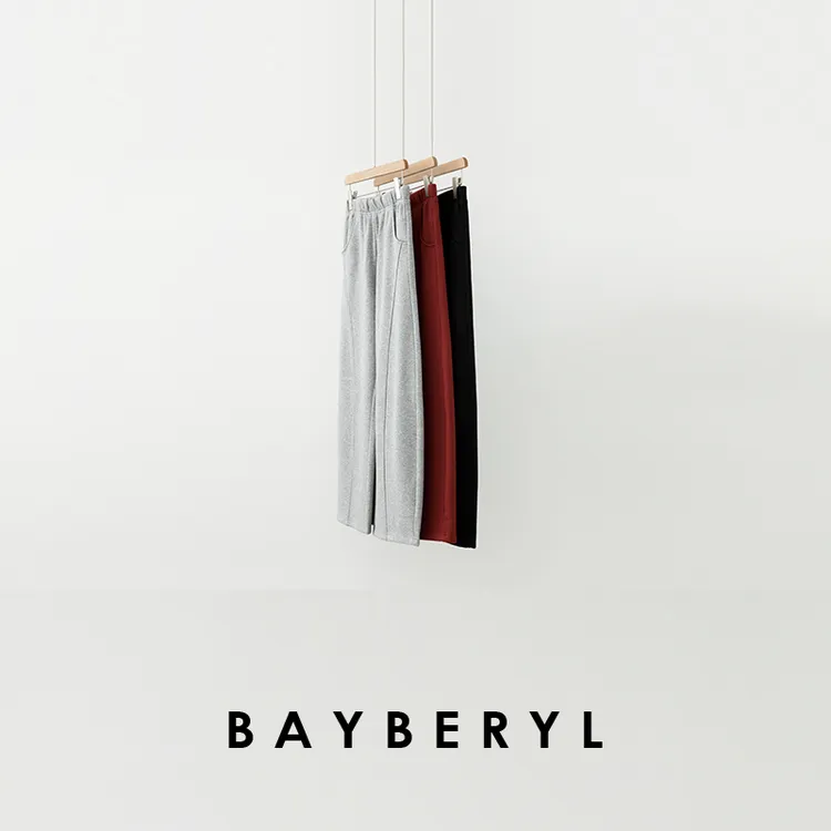 BAYBERYL老贝重塑裤*解构宽松松紧百搭时尚休闲裤XXK5G1801-9/24
