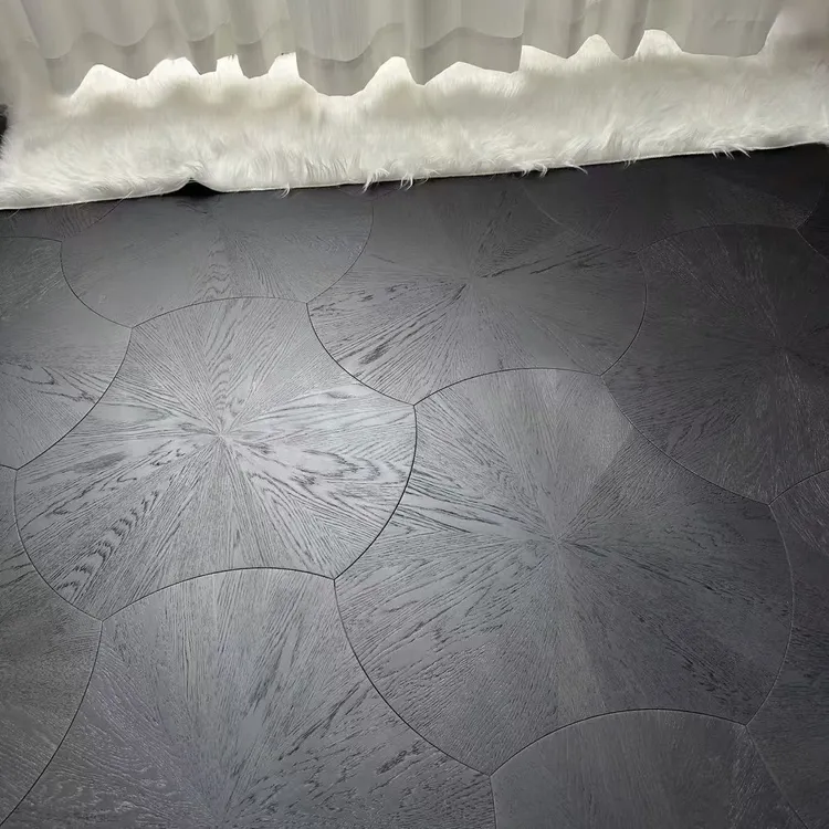 橡木荷叶异形木地板