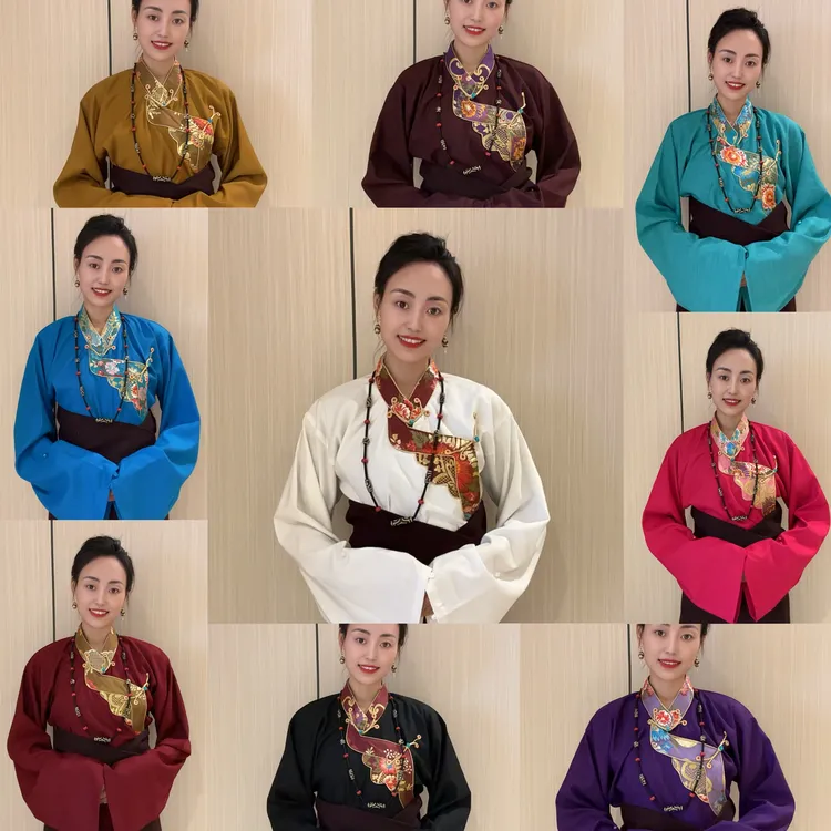 {阿佳金金}印度面料，仿布热，高档宽边，手工扣，衬衣