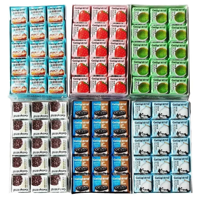 曲奇牛奶巧克力格力奇独立包装网红夹心（代可可脂）