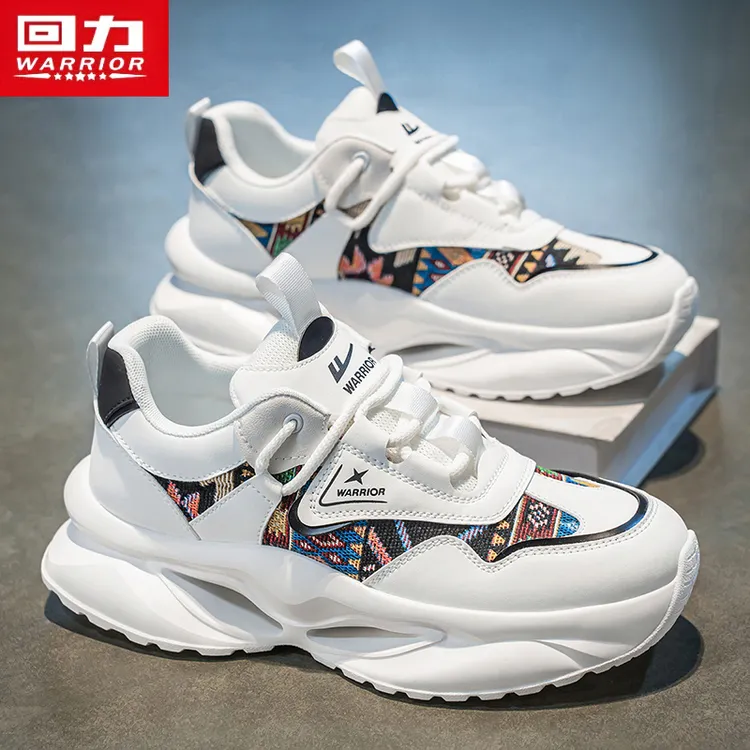 回力男鞋秋季潮流2025爆款青少年运动跑步厚底增高小白休闲老爹鞋