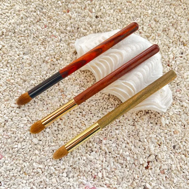 沧州产红酸枝柄高尺黄狼尾毛T3遮瑕刷遮黑眼圈暗沉笔刷珠光眼影刷