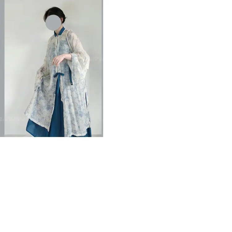 原创汉服女【晴山木语】新中式禅意套装国风汉元素立领春夏季套装