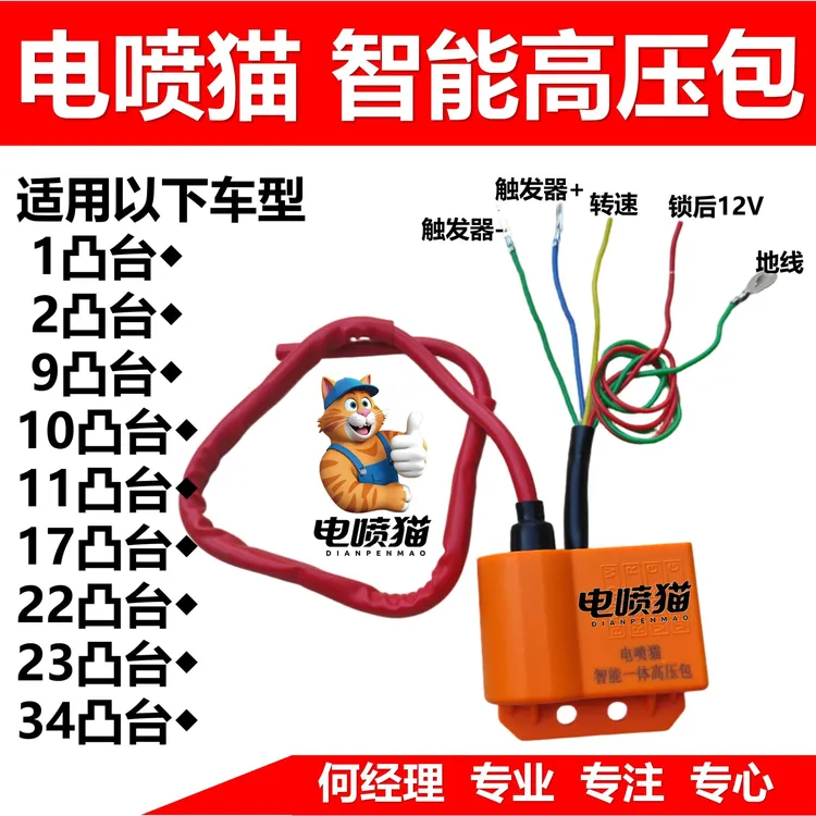 电喷猫智能高压包 电喷用适用一体高压包 化油器通用一体高压包