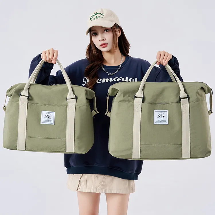 旅行包女大容量手提行李袋出游包衣物收纳大包男登机包短途待产包