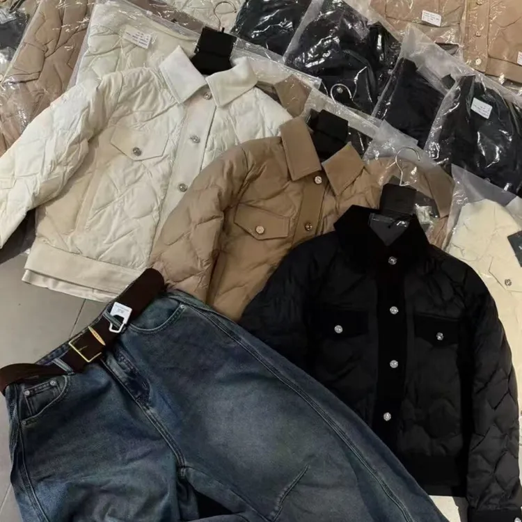 JING2025冬季新款6819鹅绒服女士保暖外套休闲上衣短款羽绒服