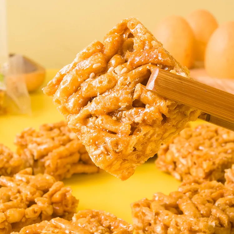 【整件50包】山药硬脆沙琪玛老式硬脆酥芝麻抗饿零食解馋沙琪玛