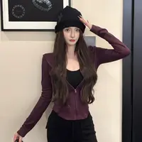 GUIDI GUDI【缕烟】时尚休闲外套/黄加蓝