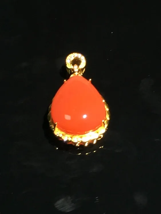 【南红臻宝】樱桃红吊坠天然原矿YTHDZ3一43一123（一件样/多发）