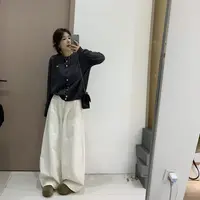 椿·予静【南瓜】彩扣毛针衣