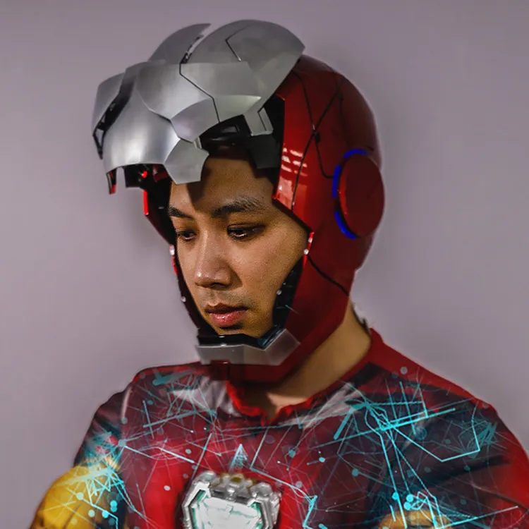 KillerbodyKillerbody千世机甲MK5钢铁侠头盔穿戴1/1中英语音面具