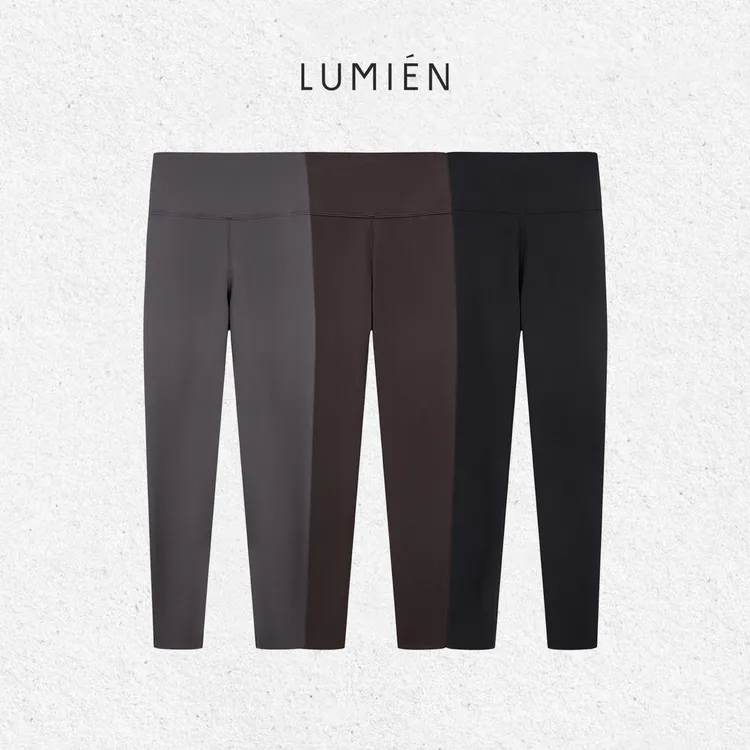 【LUMIEN 新品】“裸感无痕”羊绒蛋白发热提臀高腰瑜伽裤女LX5IKK177