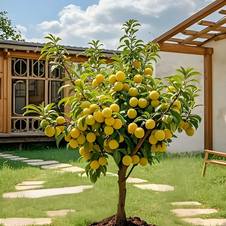 【品种苗】嫁接蜂糖李子树苗大红袍西梅阳台庭院盆栽地栽南北方种植