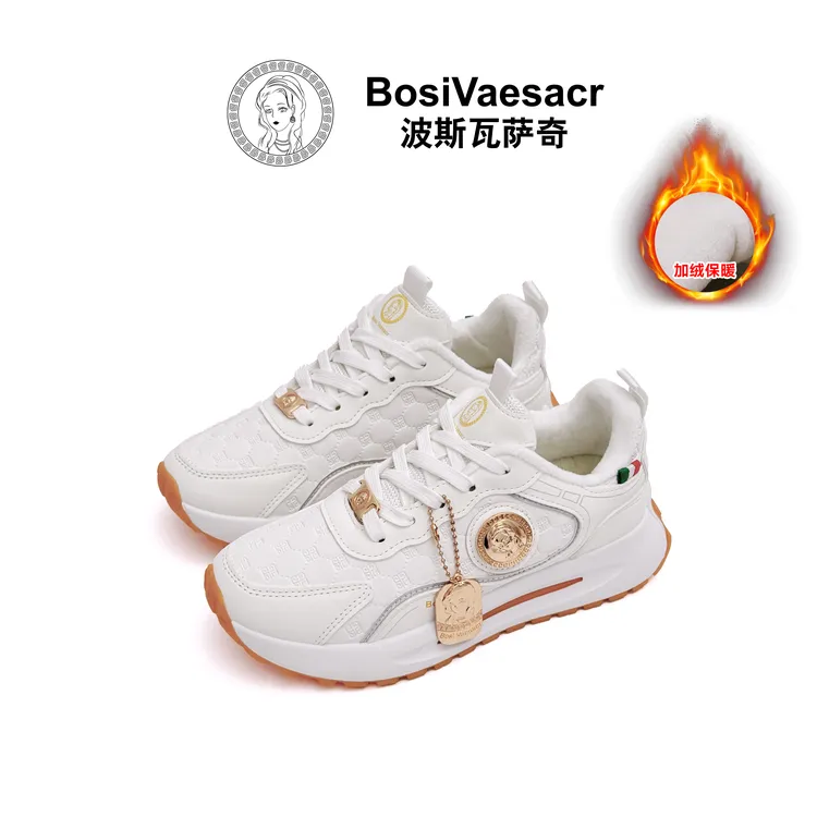 【皮面】Bosi Vaesacr波斯瓦萨奇百搭手工高定时尚运动鞋加绒