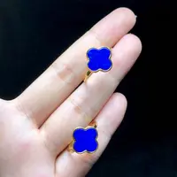 【云上好物】S925银青金石戒指多样性发其一12×12mm-DS85476-25(JG)