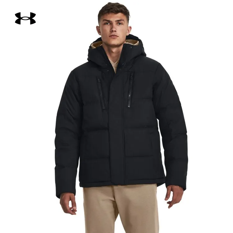 安德玛UA男子ColdGear秋冬鸭绒防风保暖运动羽绒服外套1378830