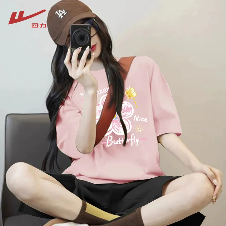 Warrior/回力运动套装短袖女款爆款2025新款透气百搭华夫格短裤