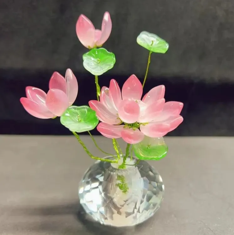 琉璃荷语琉光材料包diy摆件居家送礼