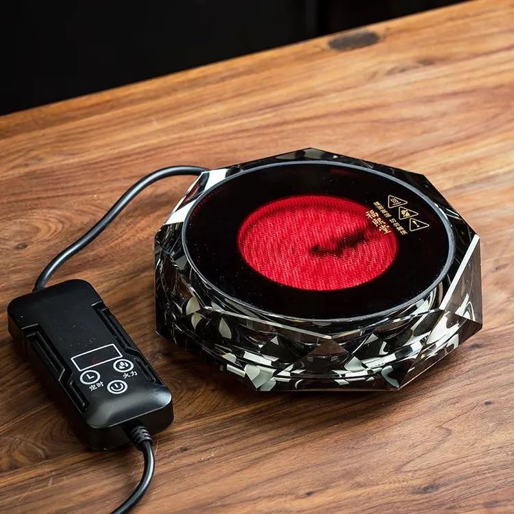 福熙堂水晶电陶炉家用养生煮茶器高颜值玻璃耐高温烧水泡茶煮茶炉