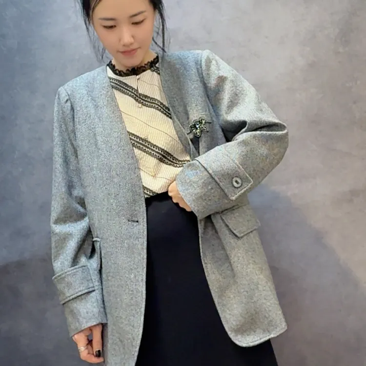 步衣岛25年秋季新款8017-时尚简约 百搭西装