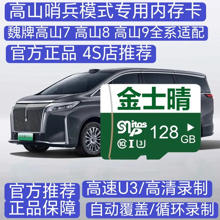 2025官方正品高山哨兵模式专用高速存储卡记录仪内存卡全新高山用